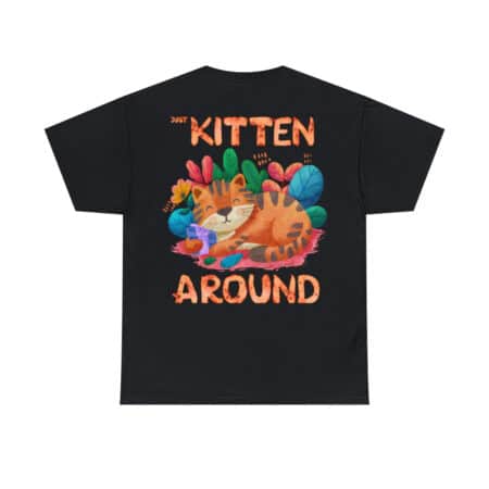 Funny Kitten Pun T-shirt - Premium Printing, Classic Fit, 100% Cotton