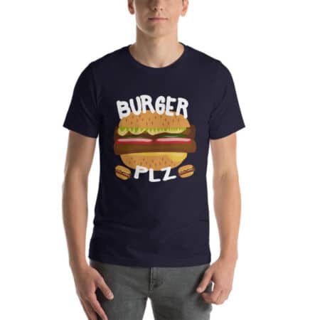 Burger PLZ Short-Sleeve Unisex T-Shirt