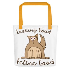 Funny Feline Tote Bag