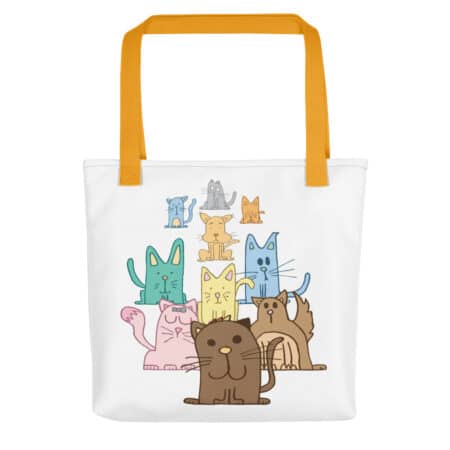 Bunch Of Cute Cats Tote Bag