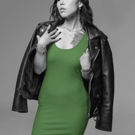 Fern Green Pullover Dress
