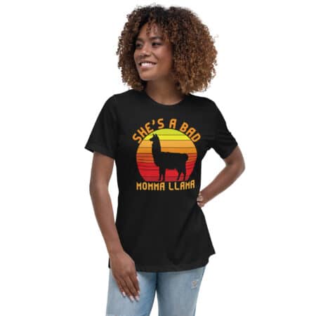 Funny Llama Pun Women’s Relaxed T-Shirt