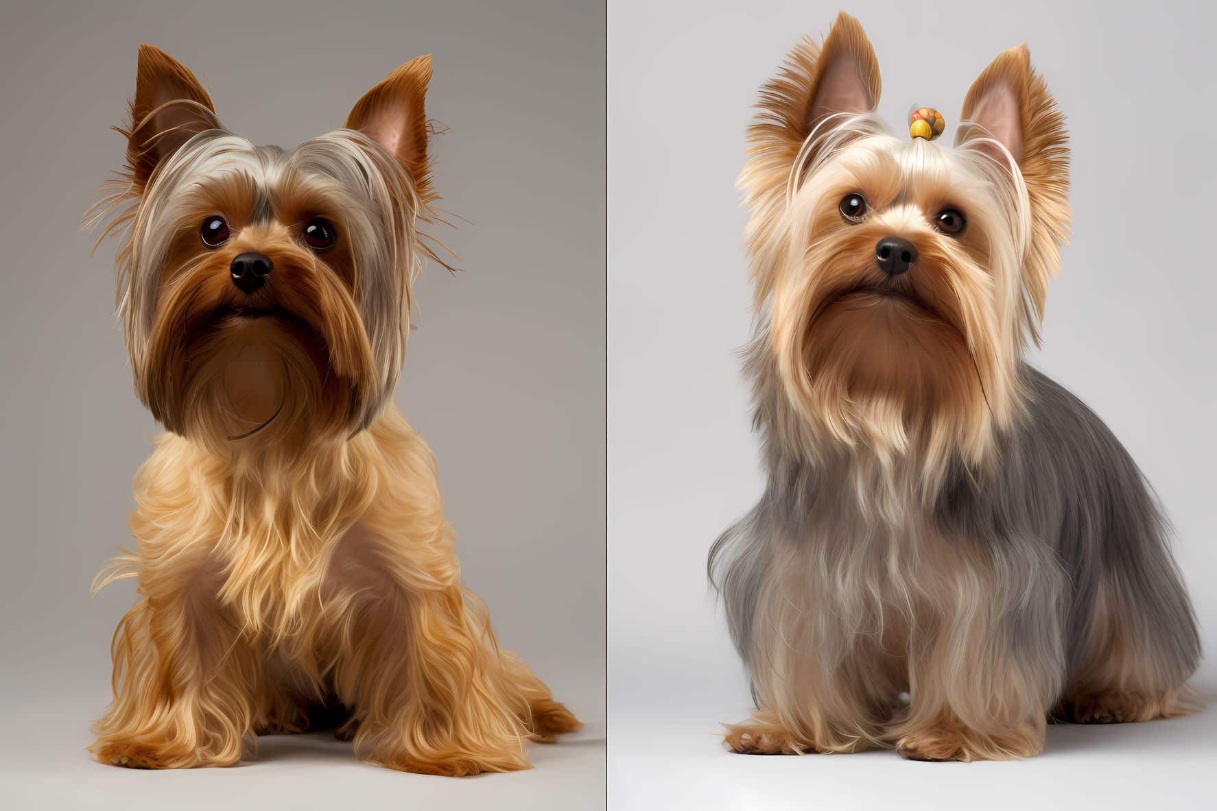 Yorkies Have Various Appearances
