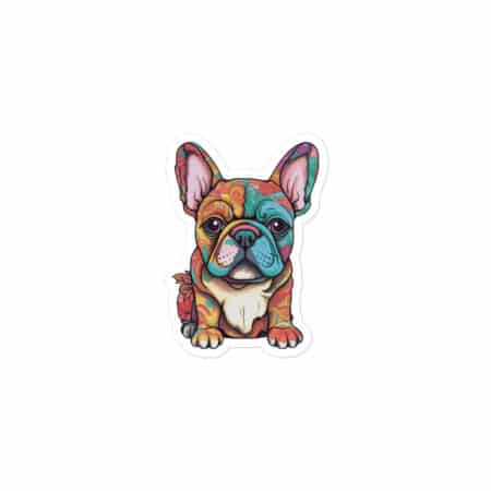 High-Quality French Bulldog Stickers for Regular Use | Durable Vinyl with Bubble-Free Application